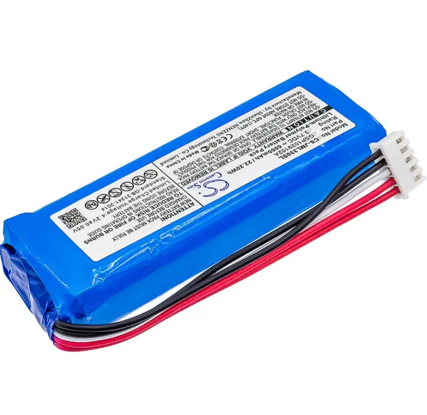 Аккумулятор Cameron Sino 6000 мАч для JBL Charge 3 GSP1029102A|Аккумуляторы мобильных телефонов| |