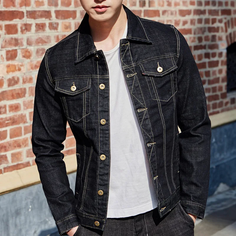 Jeans jacket black colour Clearance