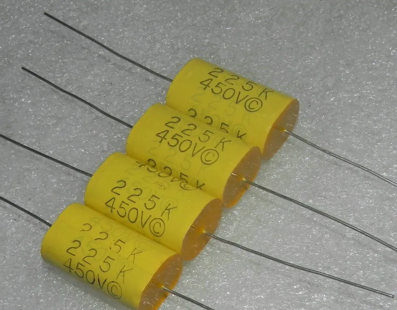 Оригинальный новый 100% импорт 450v2. МкФ 225k MKP MPF полипропиленовая фракционная осевая