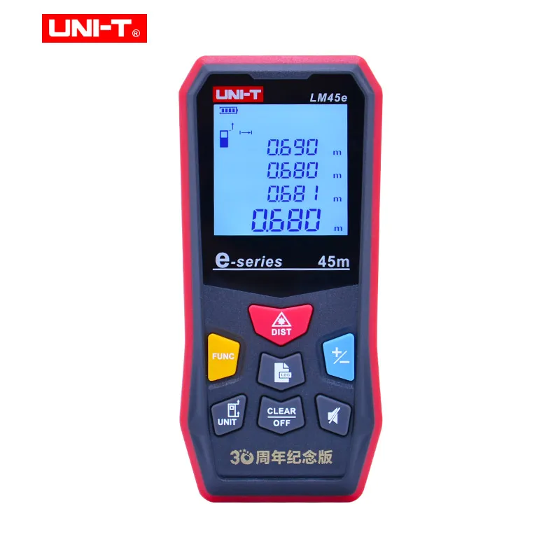 UNI-T LM45e LM60e Laser Rangefinder Digital Laser Distance Meter 45m/60m Addition/Subtraction Volume/Area Diastimeter UNI-T LM45e LM60e Laser Rangefinder Digital Laser Distance Meter 45m/60m Addition/Subtraction Volume/Area Diastimeter