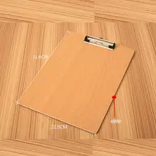 70 шт. A4 папка-накладка деревянная папка для документов стационарная доска жесткая доска письменная пластина зажим отчет офисные принадлежности