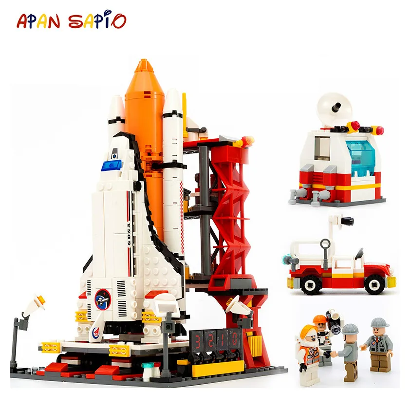 

Building Blocks Aerospace Series Toys Science Educational Creative Compatible with Legoe DIY Figures Bricks Toys for Children