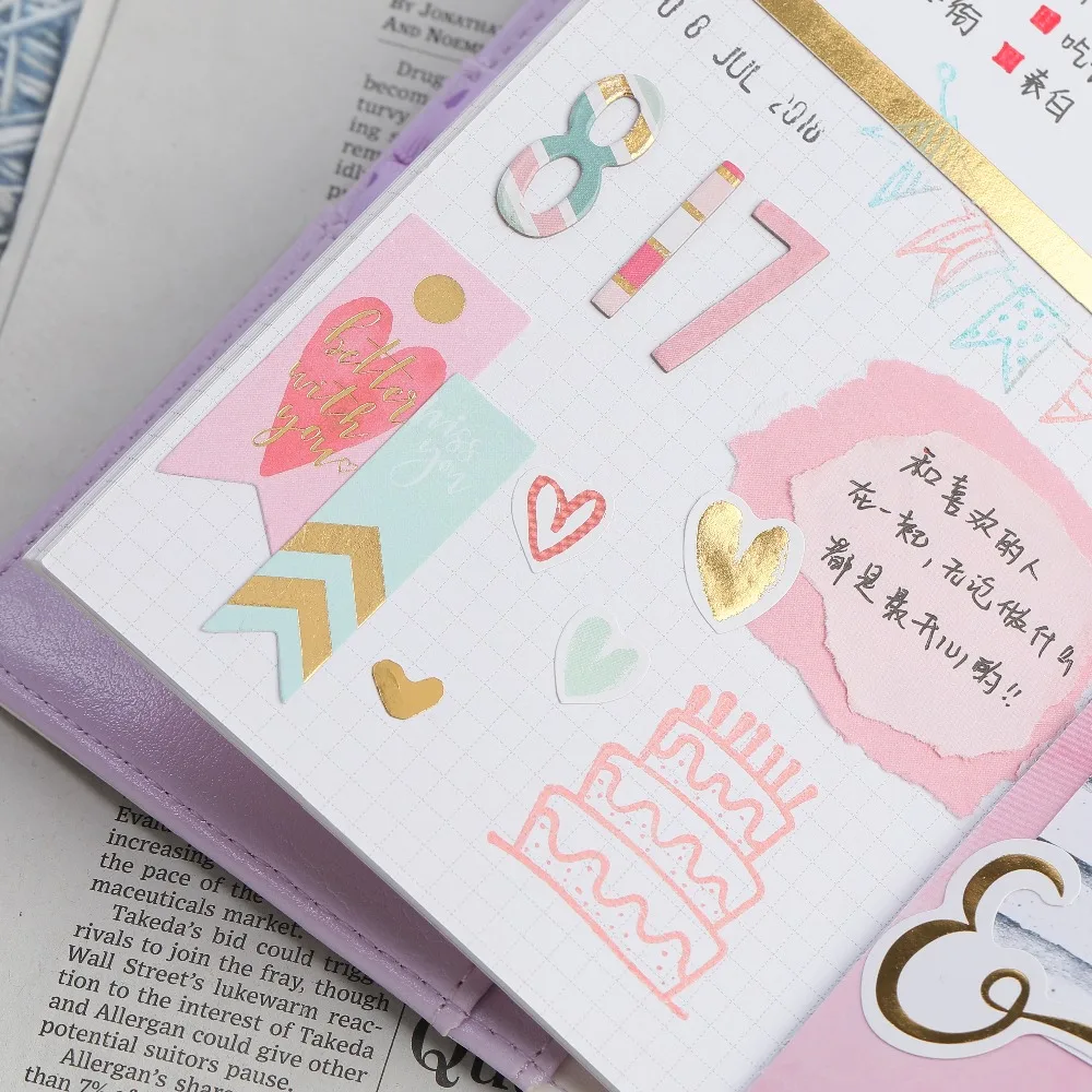 Ksccraft 45 шт I Just About You Cardstock высечки для скрапбукинга Happy planner/Создание карт/Журнал проекта