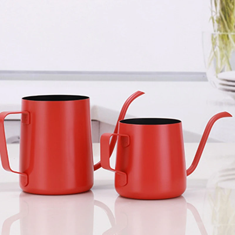 

250ML/350ML Stainless Steel Drip Coffee Pot Thickened Thin Mouth Pots Gooseneck Spout Long Mouth Coffee Kettle Home Tea Tool