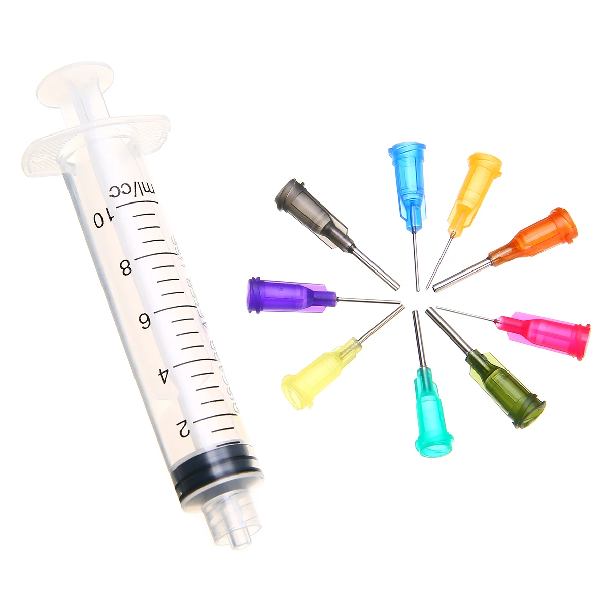 

3pcs 10CC Dispensing Syringe SMT SMD PCB Solder Paste Adhesive Glue Liquid Dispenser with Plunger + 50pcs Needles Mayitr