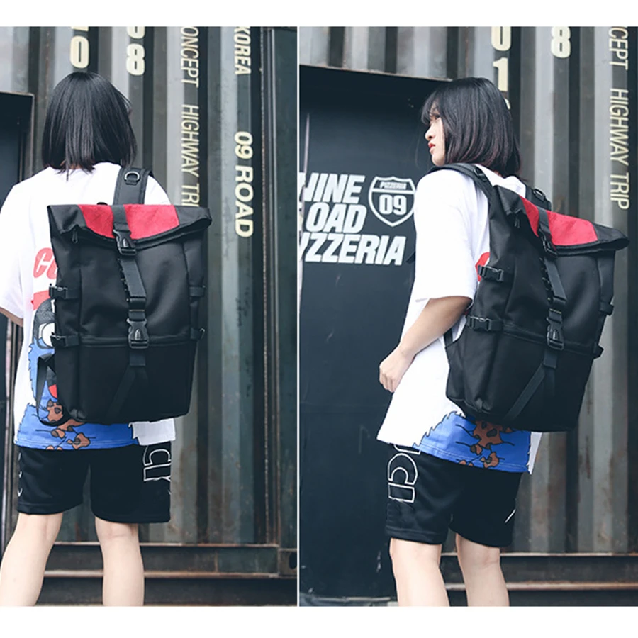 Харадзюку Оксфорд рюкзак Подростковая большая вместительность школьные сумки женские студенческие одноцветные девушки Дорожная сумка