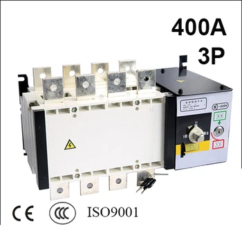 

400A 220V/ 230V/380V/440V 3 pole 3 phase automatic transfer switch ats