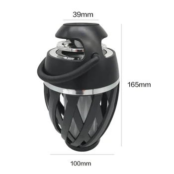 

Ostart portable wireless Bluetooth Speaker Led Flame Speaker Realistic Dancing Flames Bluetooth Speakers Outdoor Loudspeaker