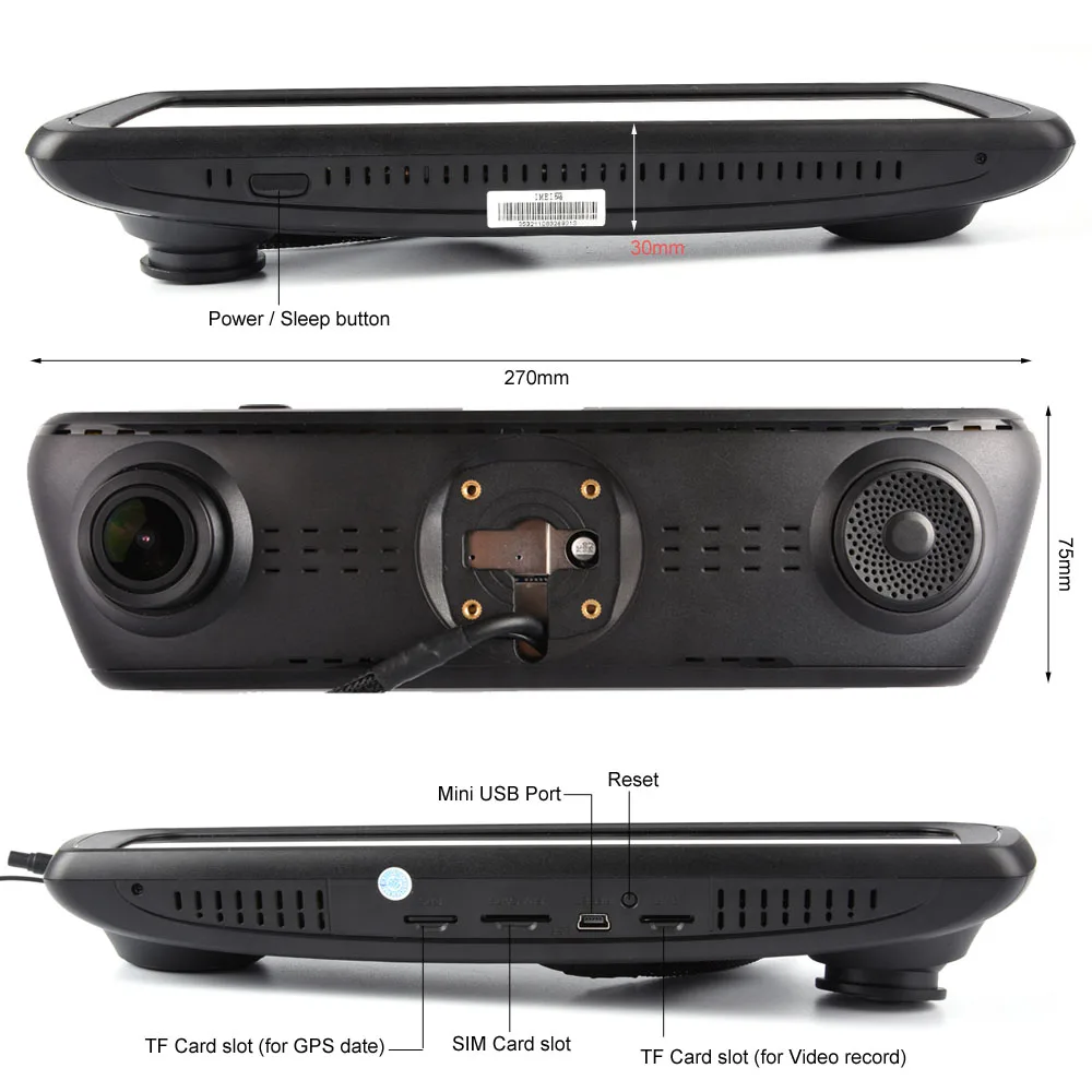 MTHNHO 10 &quotWi Fi автомобильный dvr камера 4G Android 5 1 gps навигации ADAS удаленного мониторы
