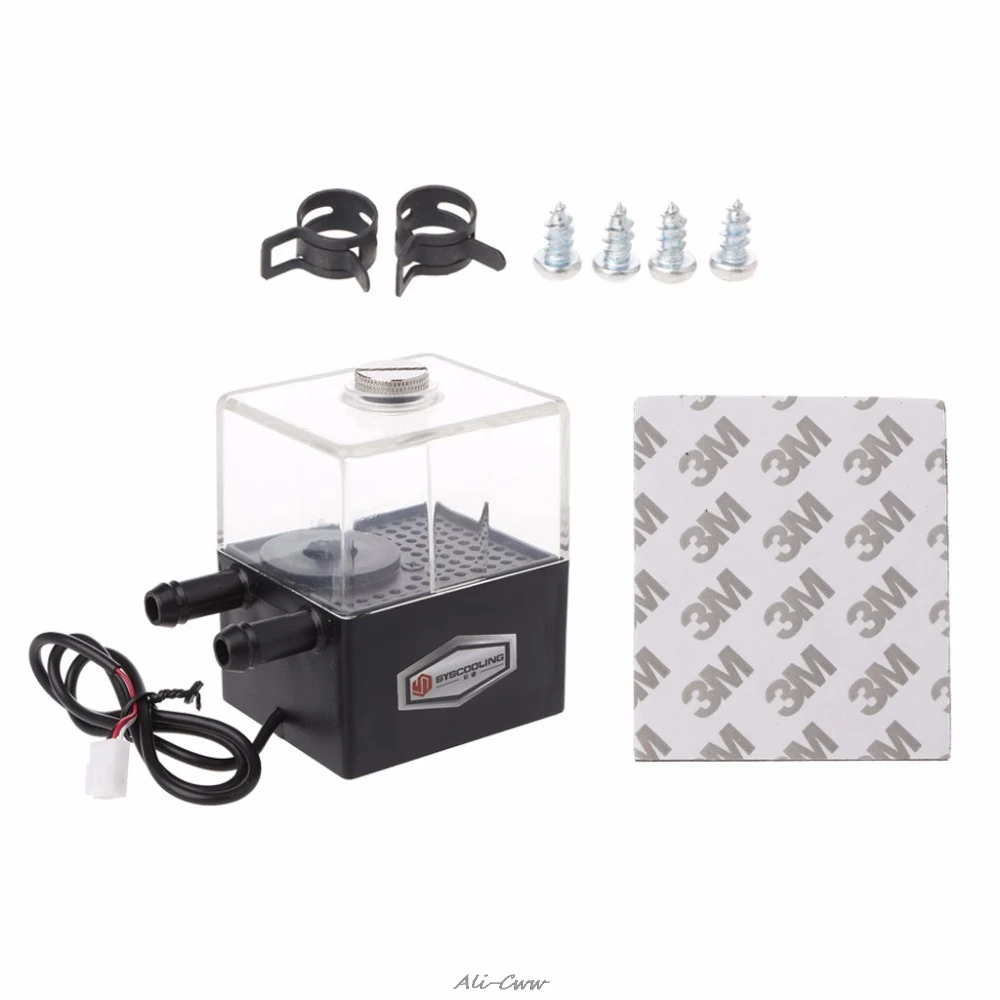 

New 150ml SC-300T DC 12V Ultra-Quiet Water Pump Tank For Computer CPU Liquid Cooling System Cooler
