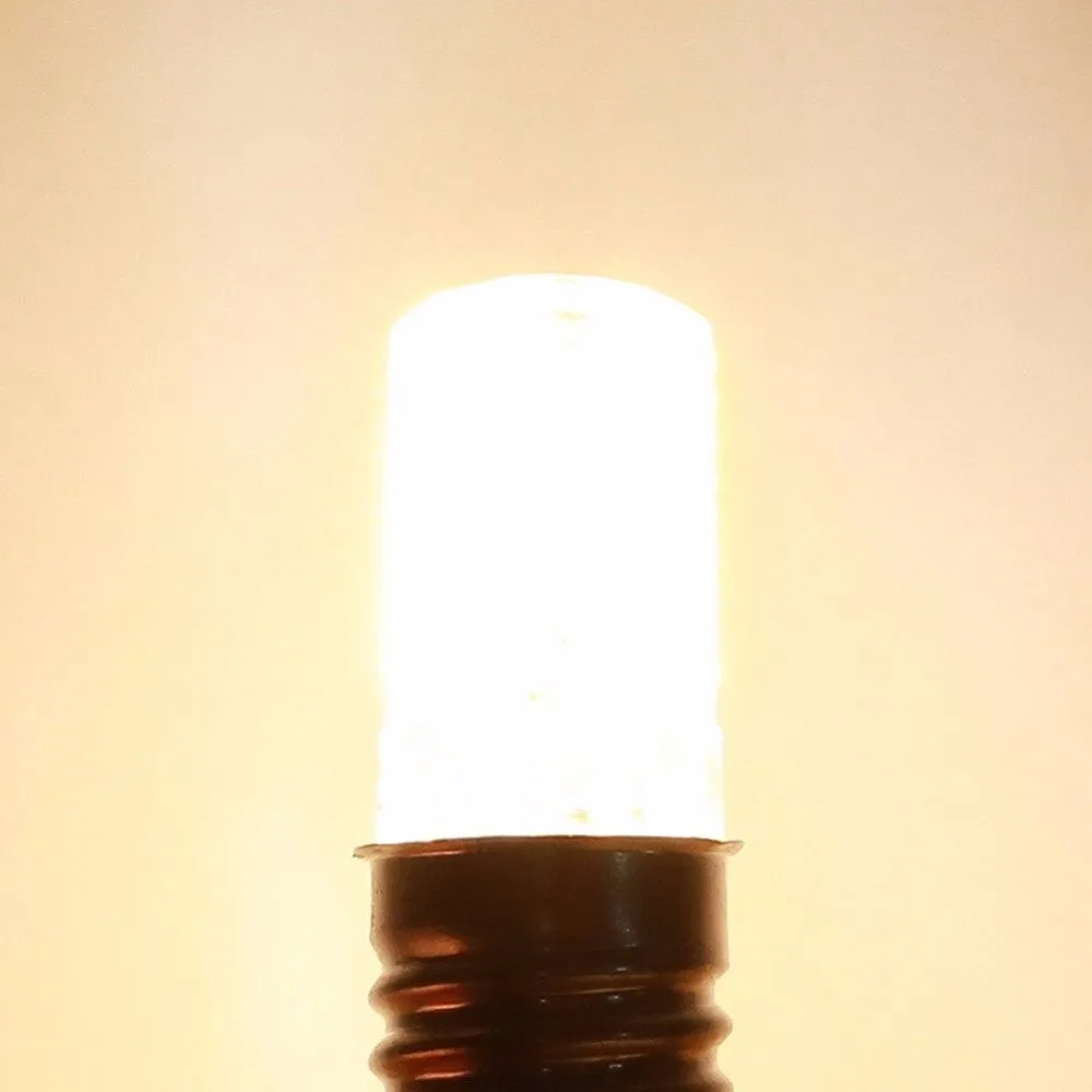 E17 светодиодный светильник в микроволновой печи с регулируемой яркостью 3 Вт теплый белый 2700K 80X3014SMD AC110-130V идеальная сменная галогеновой лампы