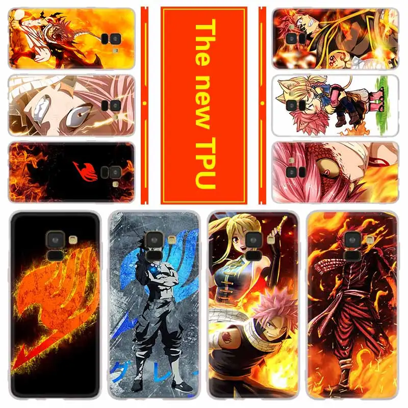 

Phone for Samsung Galaxy J6 J4 Plus J8 J3 J7 2018 J5 J3 j7 2017 2016 j6 Prime Cover Case Anime Manga Fairy Tail
