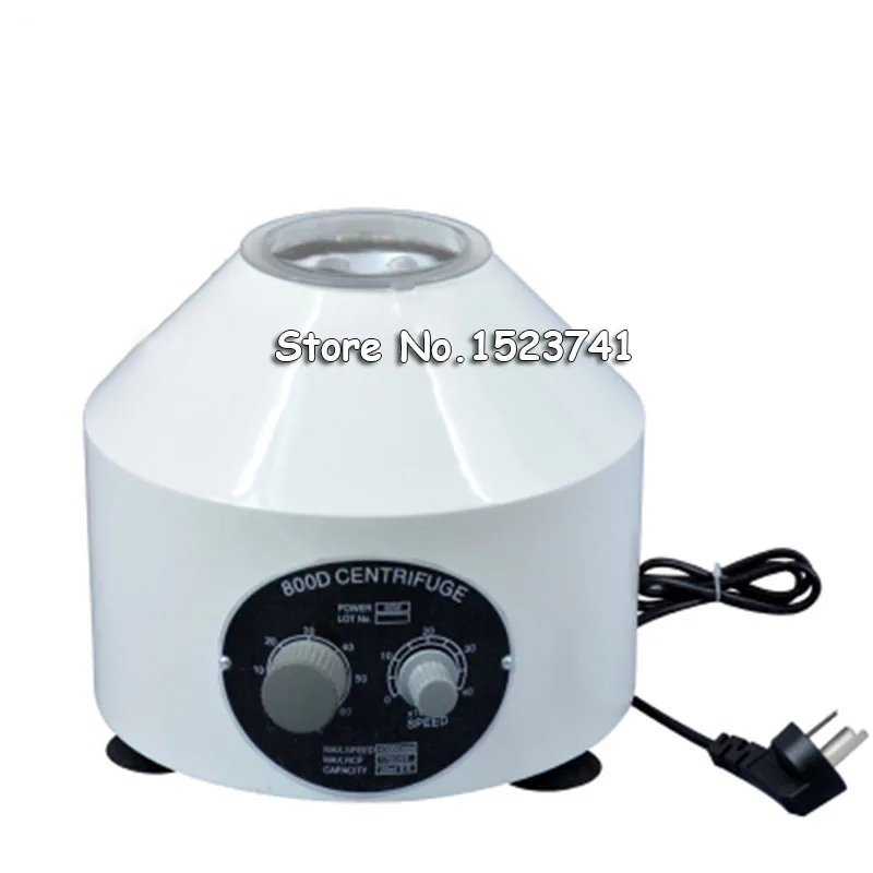 

Lower-speed Desktop Laboratory Centrifugal Machine Electric Centrifuge 4000rpm US/EU Plug 110V/220V 800D Timing Separation