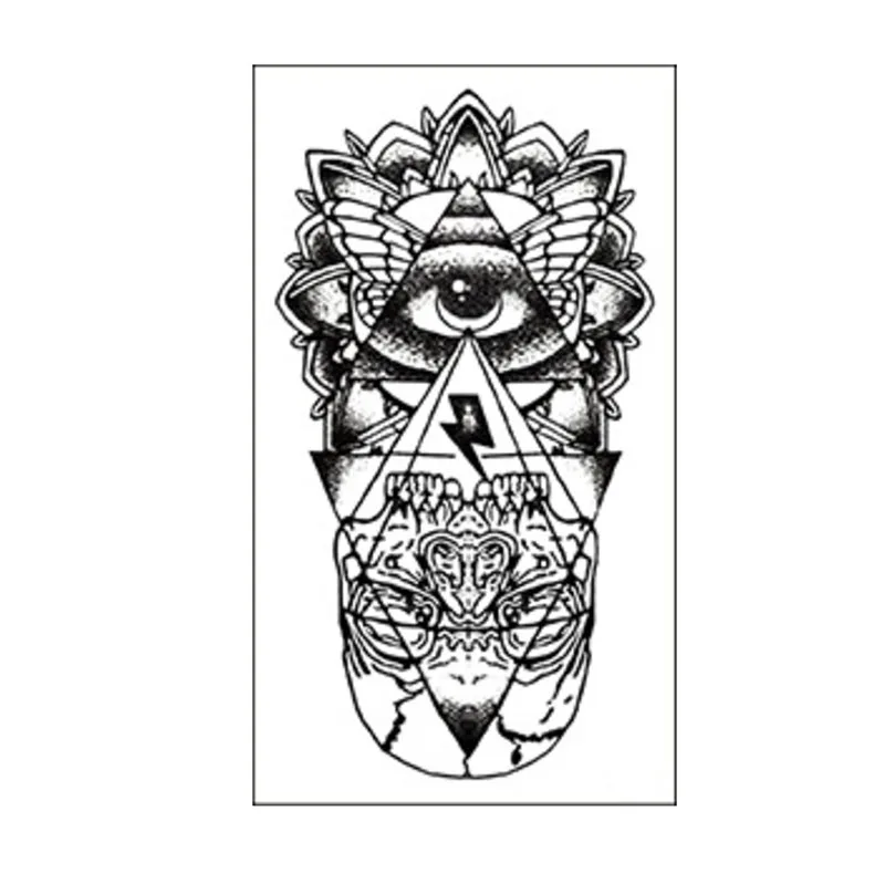 

Creative 3D Waterproof Eye of God Arm Sleeve Makeup Temporary Tattoos Sticker Men Women Flash Tattoos Body Arts Swimsuit