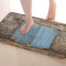 Дверной Стиль Коврик для ванной комнаты, смешной Противоскользящий коврик для ванной, занавеска для душа s аксессуары, соответствующие вашей душевой занавеске