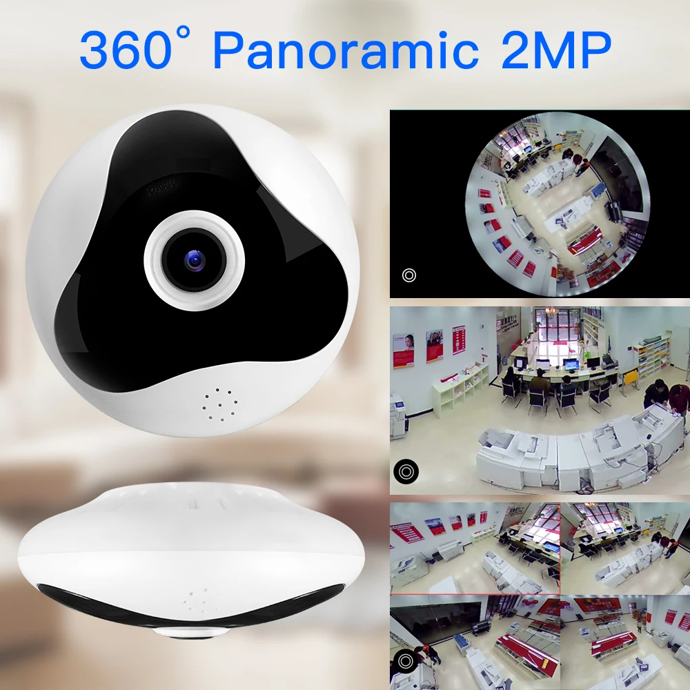 Acheter SDETER 1080 P 960 P 360 Degrés CCTV IP Caméra Réseau Caméra de Sécurité À Domicile WIFI Panoramique IR de Vision Nocturne de Surveillance caméra IP
