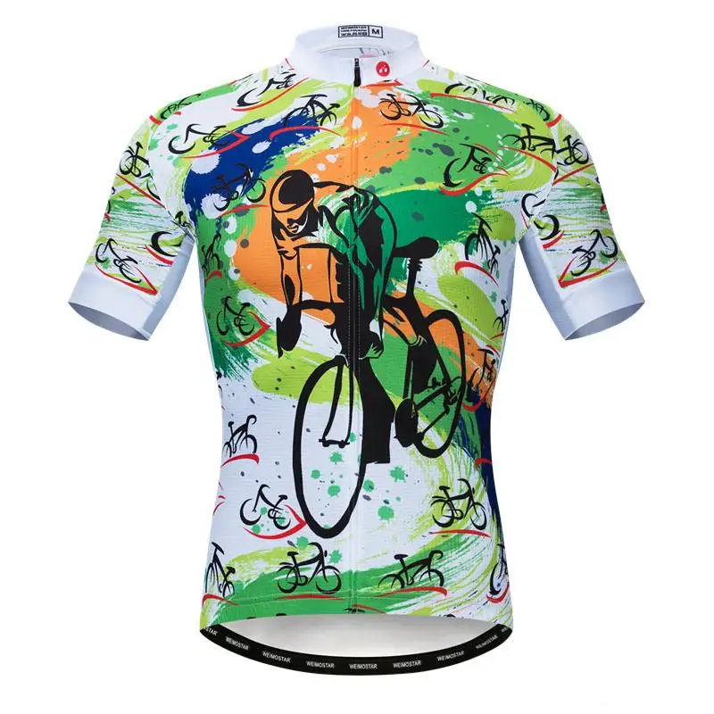 Weimostar велосипедная команда гоночная велосипедная Джерси рубашка Майо Ciclismo летняя форма mtb велосипед Джерси быстросохнущая Спортивная одежда для велоспорта - Цвет: Color 5