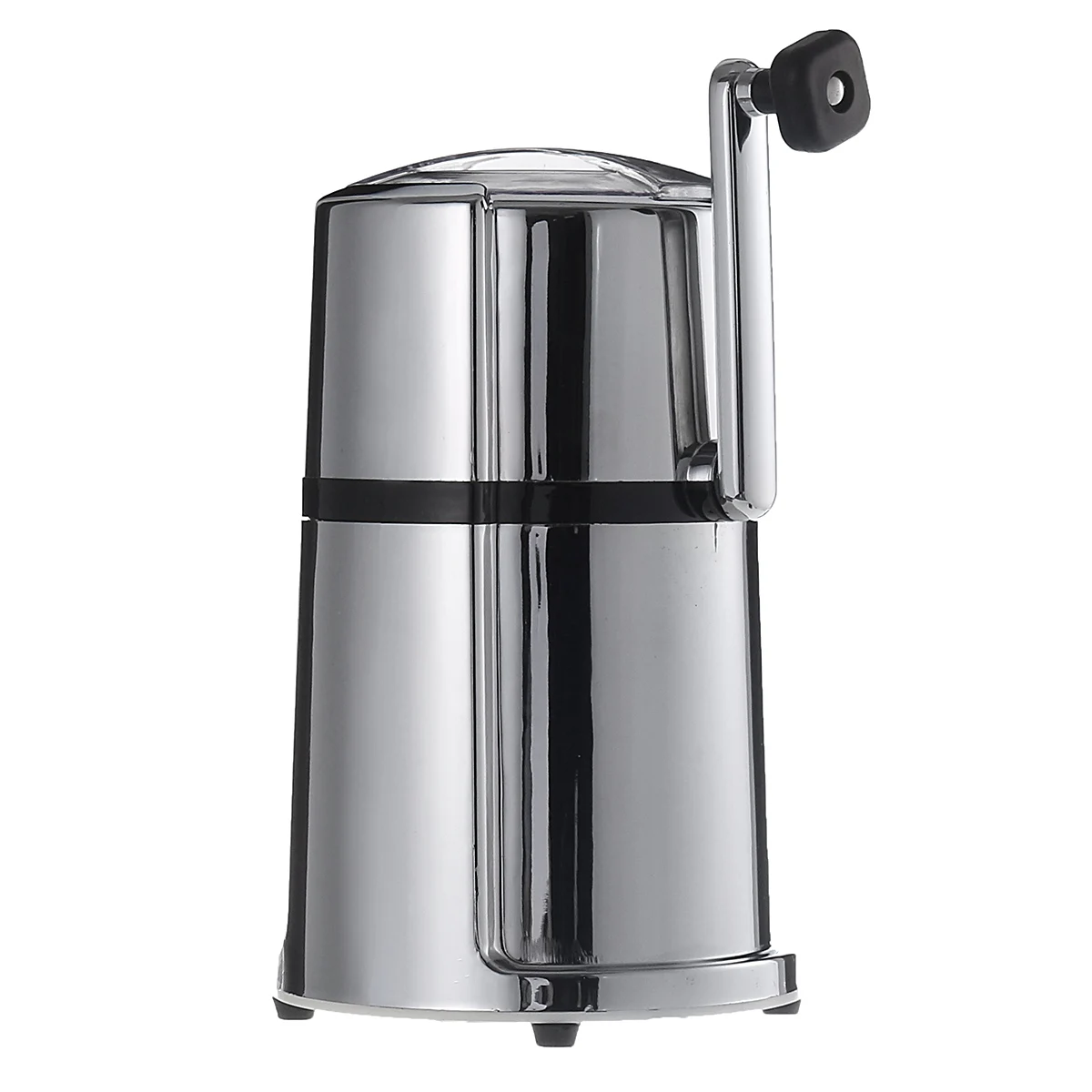 Stainless Steel Manual Ice Shaver Crusher Chopper Portable Hand Operated Shredding Machine Home Bar Tool Scoop Smoothie Maker