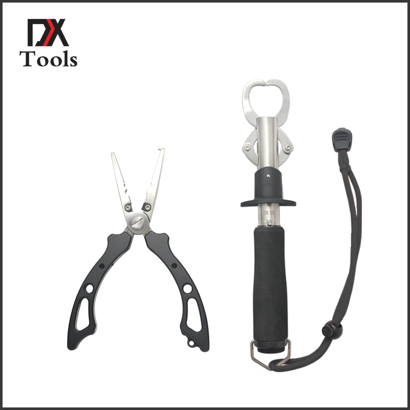 

Aluminum Fishing Pliers Hook Remover Tools Line Cutter Accessories Stainless Steel Fishing Lip Grip With Scale Gripper Equipment