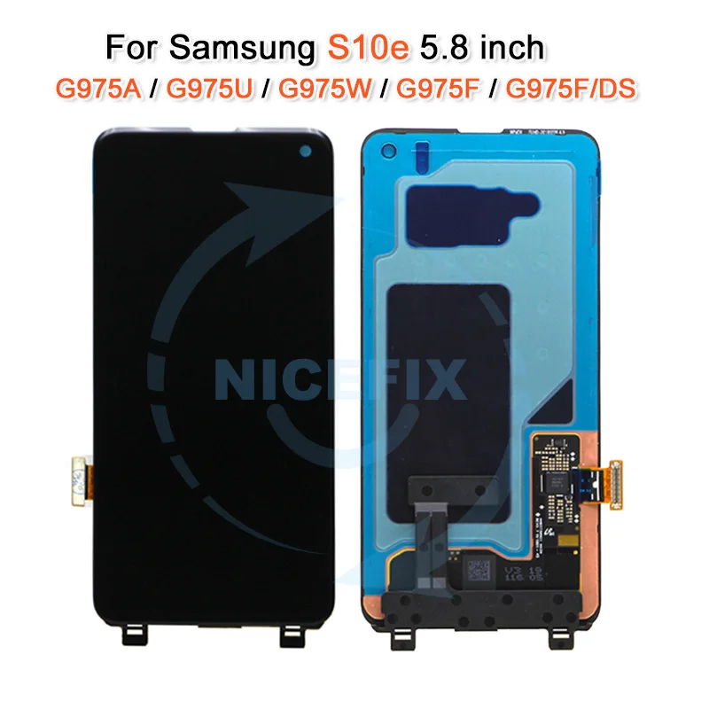 Для Samsung Galaxy S10 2019 SM G973F LCD S10e G970F ЖК дисплей сенсорный экран дигитайзер в сборе для