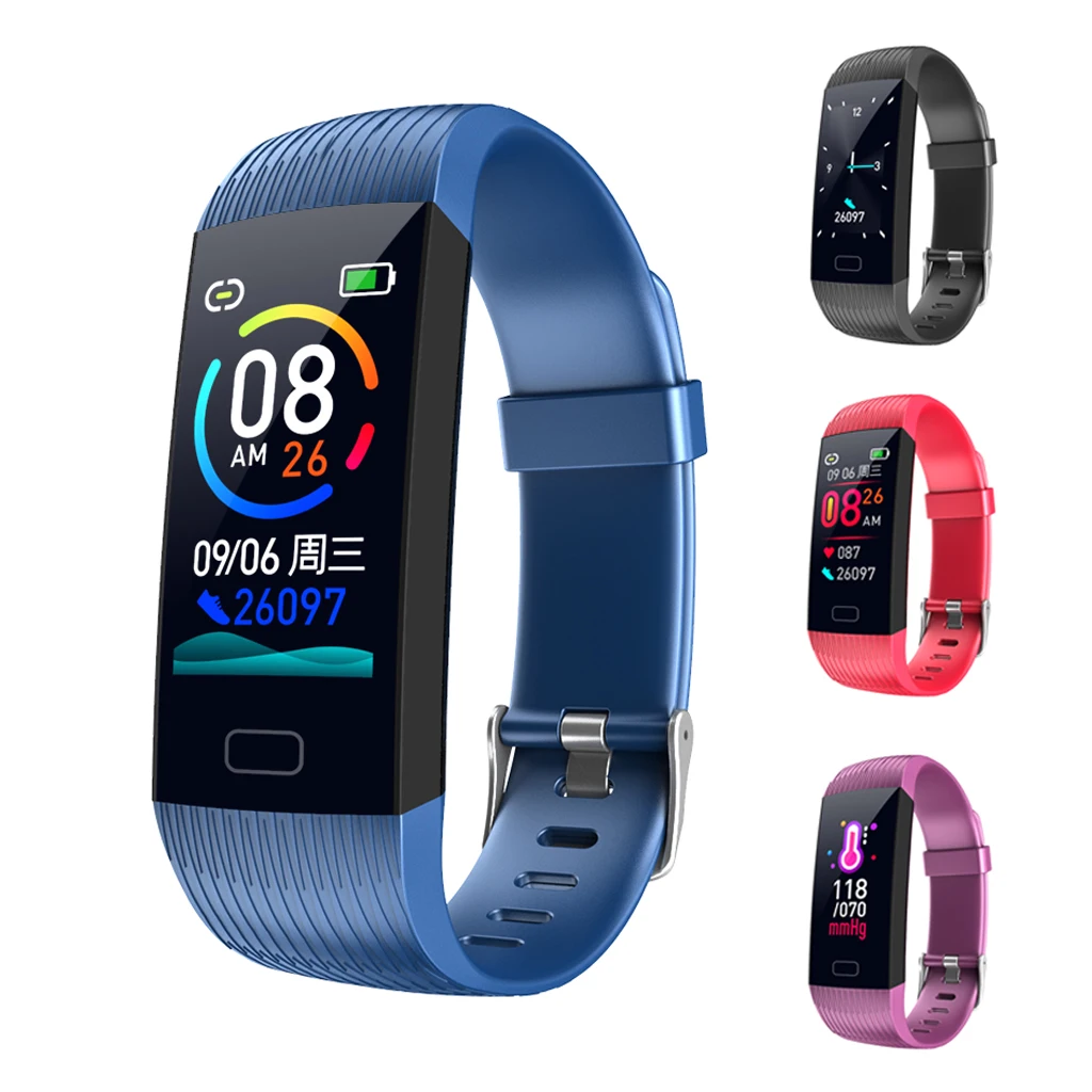 

Z6 Smart Band Heart Rate Blood Pressure Monitor High Brightness Colorful Screen Wristband Notification Smart Bracelet