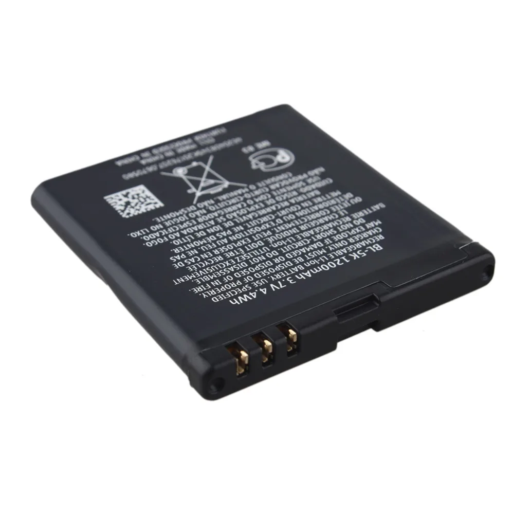 GOLDFOX 1 шт. 1200 мАч аккумуляторная батарея для телефона фотобатарея Nokia N85 N86 N87 8 Мп 701x7