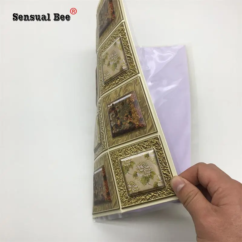 3D моделирование Янтарная текстура тиснение стикер для настенной плитки кухня
