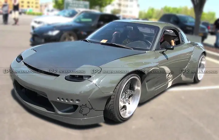 RX-7 FD Rocket Bunny Style Front Fender(8)_1
