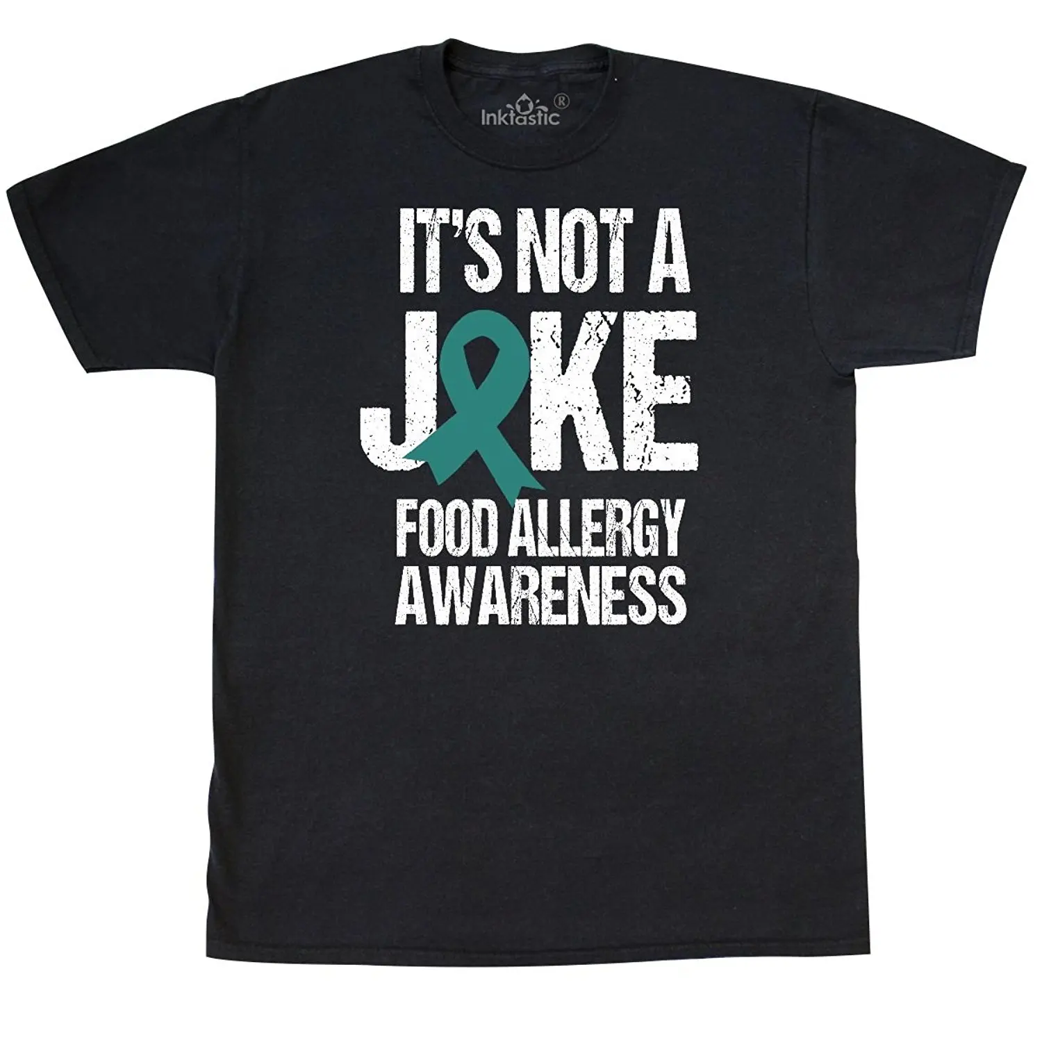 

Inktastic - Its Not A Joke Food Allergy Awareness T-Shirt Men Brand Printed 100% Cotton T Shirt Printed Pure Cotton Men'S