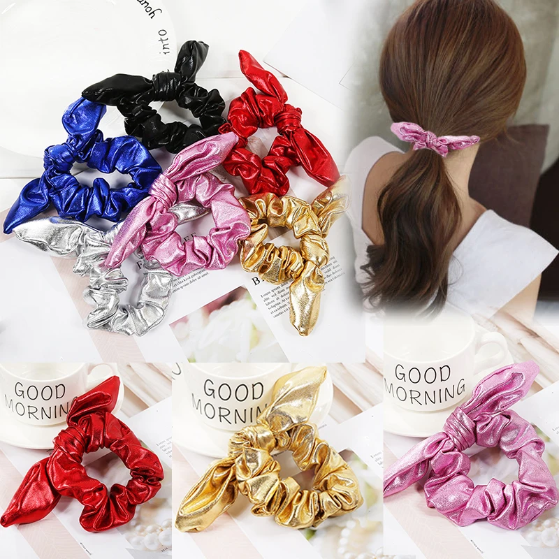 

Pink Allergy Free Korean Red Bowknot Women Bow Tie Blie Solid Girls 2018 New Arrival Black Elasticity 1PC Free Shipping Simple