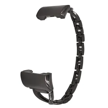 

Stainless Stee Chain Cross Watch Strap For Fitbit Charge 2 Durable Magnetic Loop Bracelets Replacement WristStrap Decoration