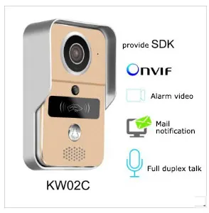 

hogar IP Wired Video Door Phone Intercom Doorbell Home Security System Door Speaker Call Panel+7 inch Monitor +1200TVL Camera