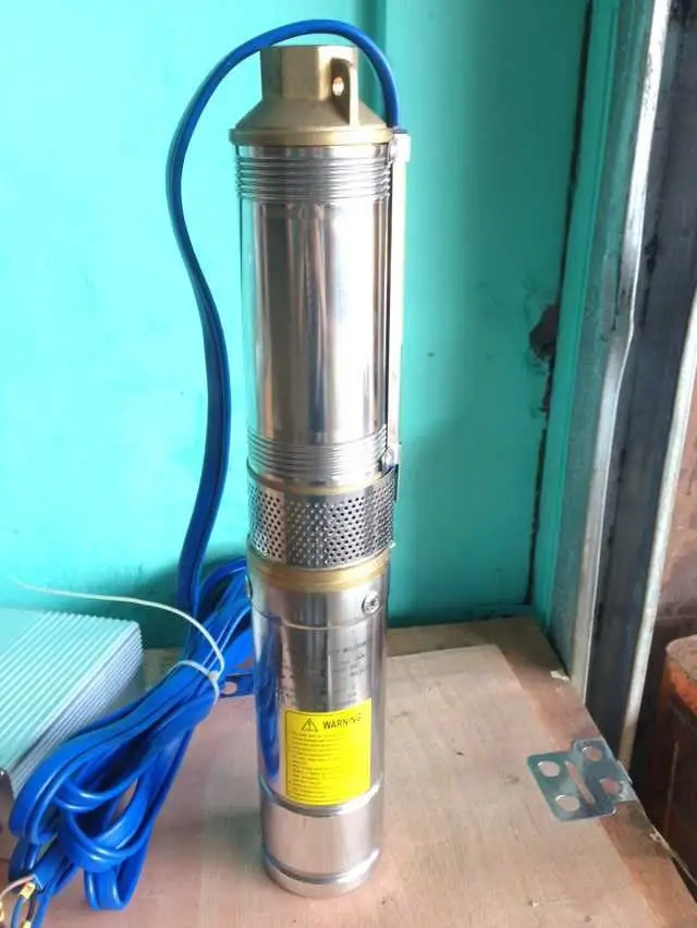 Flash Deal HSH-Flo 3" 1HP 750W 48VDC 255Ft Head 792GPH Solar Submersible Water Deep Well Pump 5