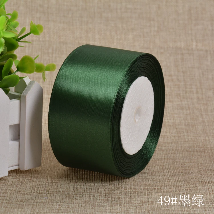 2inch 5cm Silk Satin Ribbons DIY Crafts Fabric Christmas Halloween Birthday Party Decoration Wedding Sashes Gift Box Wrapping
