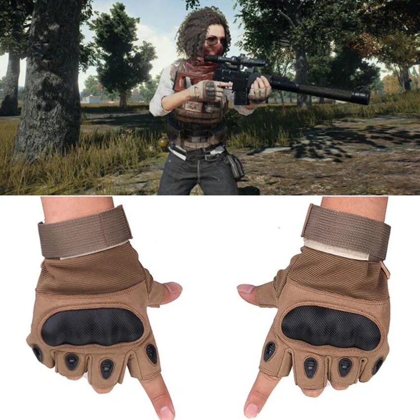 

Game PUBG Playerunknown's Battlegrounds Cosplay Props Tactics Half Finger Glove Acc Winner Winner Chicken Dinner