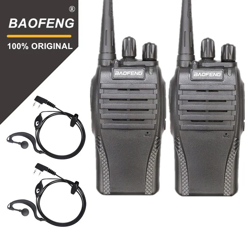 100% Оригинал Baofeng 2 шт. BF-999s UHF отель Communicator ручной трансивер Cb радио фонарик 999 S радио Walky болтливый