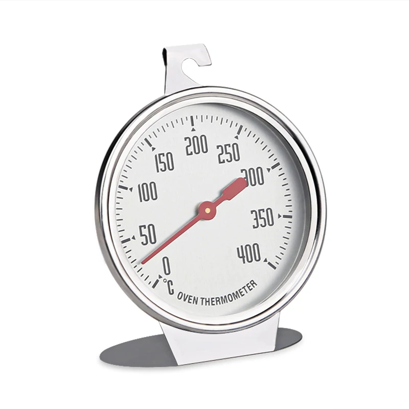 1 Pcs Classic Series Large Dial Stainless Steel Oven Thermometer 0 400