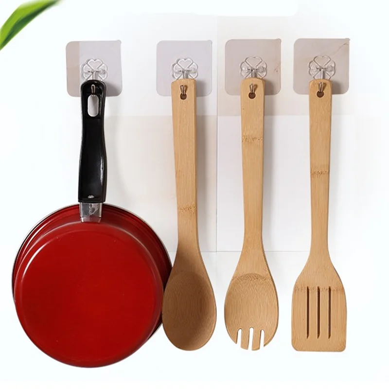 

Strong Transparent Sucker Hook Suction Cup Sucker Wall Hooks Hanger For Kitchen Bathroom Bedroom 6*6cm Storage Hook Dropshipping