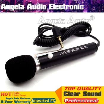 

Free Shipping Switch Tie on Condenser Mic Lavalier Collar Clip Microphone 3.5mm Mike For Voice Recording Speaking Speech Lecture
