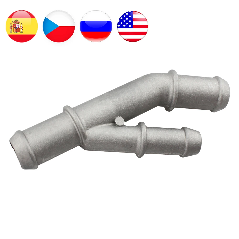 

Aluminium Alloy Cooling Coolant T-Fitting Hose Pipe Connector For MK4 Golf Jetta Bettle A3 S3 TT 1.8T 1J0 121 087E 1J0 122 109AQ
