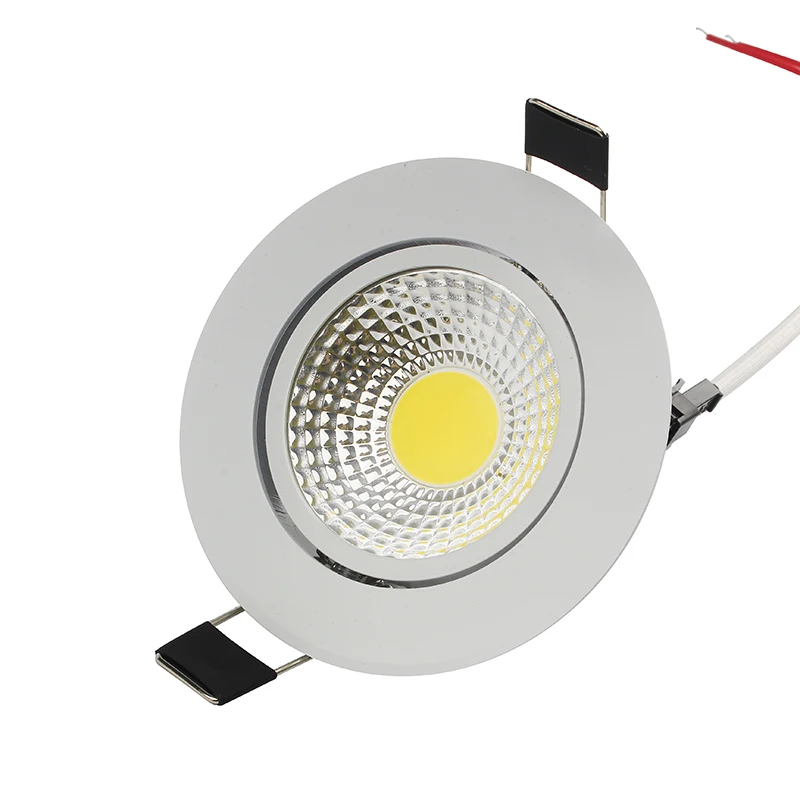 Super Bright Dimmable Led Downlight COB Lamp 3w 5w 7w 12w Recessed Spot Lights Bulbs Indoor Home led downlight recessed ceiling spotlight