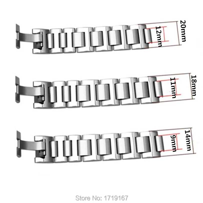 Нержавеющая сталь ремешок для 21 Chronoscaph и Autoscaph Новые 20*12 мм/18*11 мм/14*9 мм ремешок группы