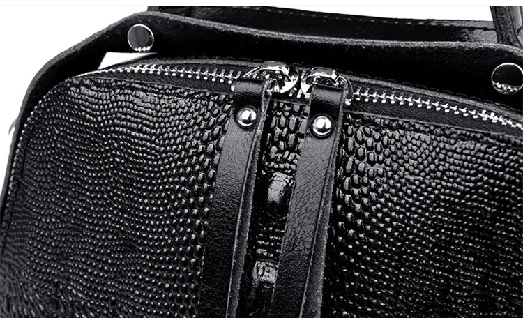 Новинка, женские сумки из натуральной кожи с узором «крокодиловая кожа», роскошные сумки через плечо для женщин, сумка через плечо с верхней ручкой
