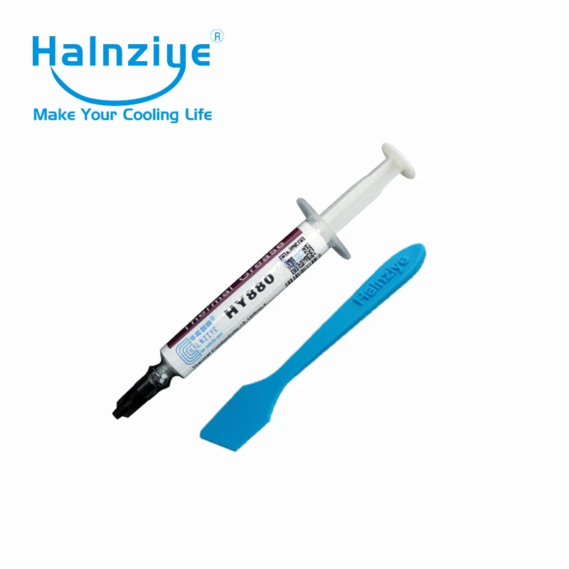 

Free shipping HY880 2g syringe packing Thermal grease super performance thermal compound led heat sink paste