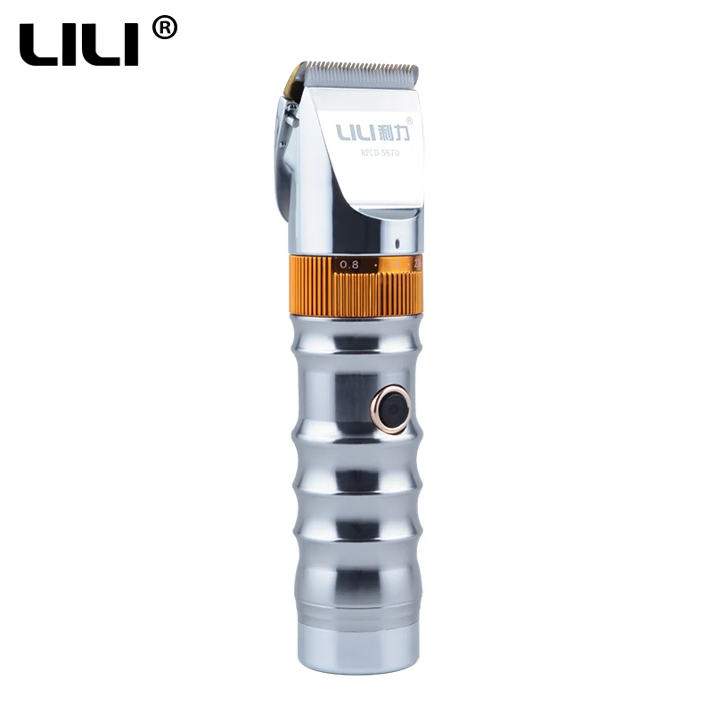 

Professional Electric Cordless Hair Clipper Rechargeable Hair Trimmer Men's Hair Cutting Machine Aluminum Alloy Haircut Tool