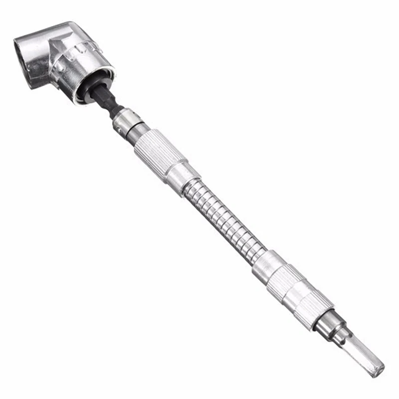 

1/4 Inch Hex Shank Drill Bit Angle Driver Flexible Screwdriver Extension Bit Holder Vanadium Hand Tool