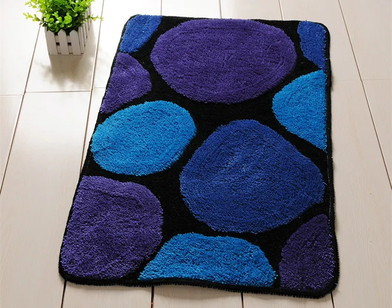 New Bathroom Bath Mat Shaggy Floor Carpet Mattress for Bathroom Non-slip Toilet Rug Water Absorption kitchen Door Mat Feet Pad