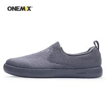 Onemix мужская обувь для скейтбординга мужские трикотажные сетчатые дизайнерские классические спортивные кроссовки для скейтборда без шнуровки уличные кроссовки для бега и ходьбы