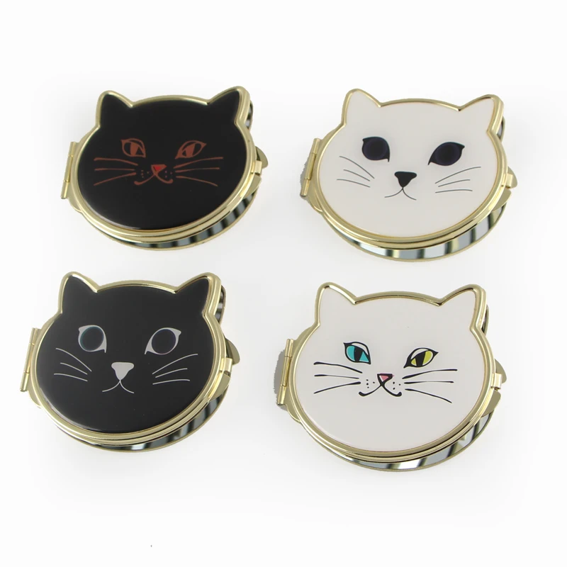 Cute Cat Makeup Mirror Portable Compact Mirror Souvenir Birthday Gift Event Prize (2) - 