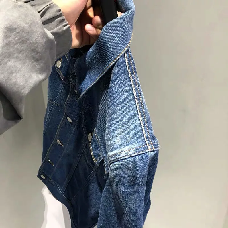 2019 Best Version 1:1 Logo Embroidery Women Men Denim Jacket Streetwear Men Denim Jeans Jacket 2019 Best Version 1:1 Logo Embroidery Women Men Denim Jacket Streetwear Men Denim Jeans Jacket